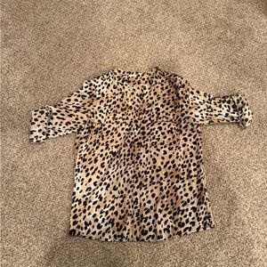 Leopard Print Women's Top